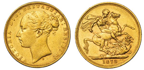 AUSTRALIA. VICTORIA, 1837-1901. Sovereign 1873. Sydney.