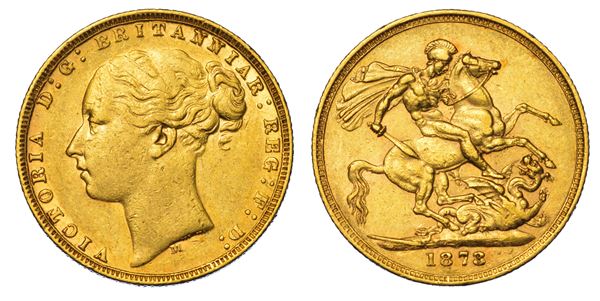 AUSTRALIA. VICTORIA, 1837-1901. Sovereign 1873. Melbourne.