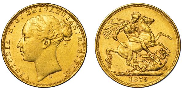 AUSTRALIA. VICTORIA, 1837-1901. Sovereign 1875. Sydney.
