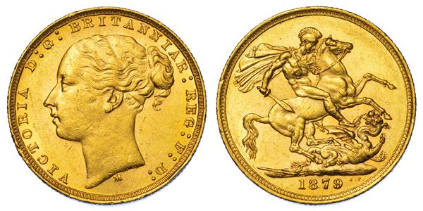 AUSTRALIA. VICTORIA, 1837-1901. Sovereign 1879. Melbourne.