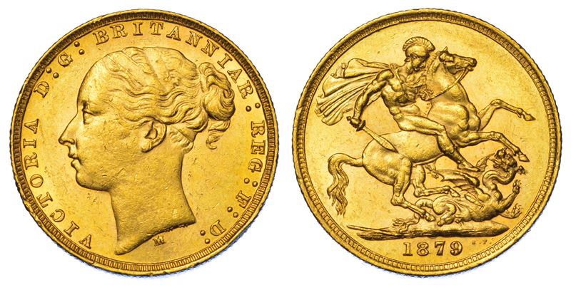 AUSTRALIA. VICTORIA, 1837-1901. Sovereign 1879. Melbourne.  - Auction Light Numismatics - Cambi Casa d'Aste