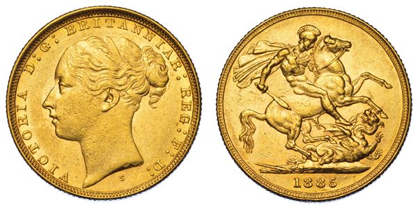 AUSTRALIA. VICTORIA, 1837-1901. Sovereign 1885. Sydeny.