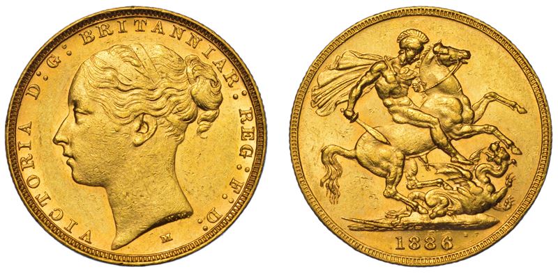 AUSTRALIA. VICTORIA, 1837-1901. Sovereign 1886. Melbourne.  - Asta Numismatica Light - Cambi Casa d'Aste