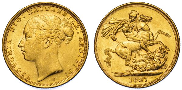 AUSTRALIA. VICTORIA, 1837-1901. Sovereign 1887. Sydney.