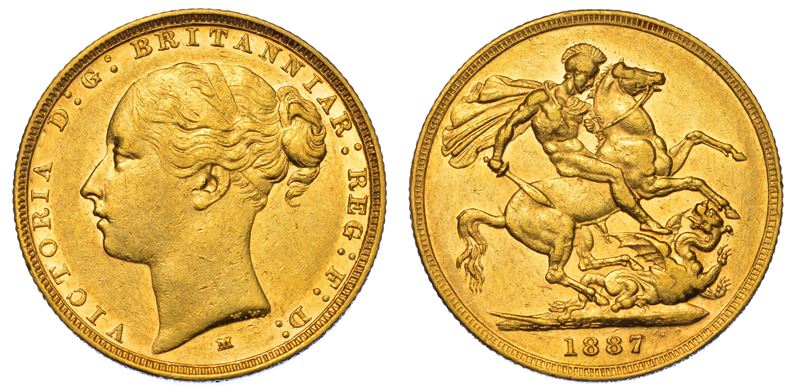 AUSTRALIA. VICTORIA, 1837-1901. Sovereign 1887. Melbourne.  - Auction Light Numismatics - Cambi Casa d'Aste