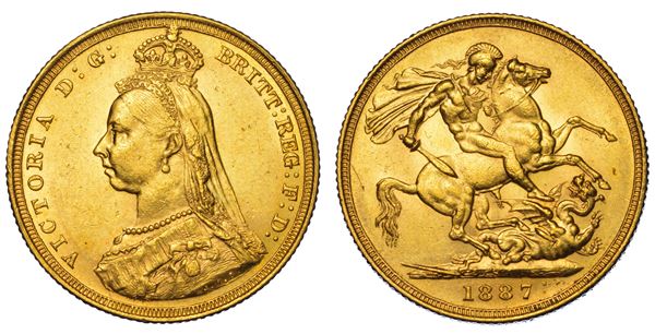 AUSTRALIA. VICTORIA, 1837-1901. Sovereign 1887. Sydney.