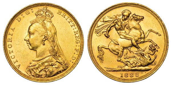 AUSTRALIA. VICTORIA, 1837-1901. Sovereign 1888. Melbourne.