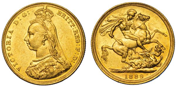 AUSTRALIA. VICTORIA, 1837-1901. Sovereign 1889. Sydney.