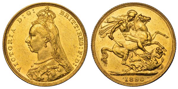 AUSTRALIA. VICTORIA, 1837-1901. Sovereign 1890. Sydney.