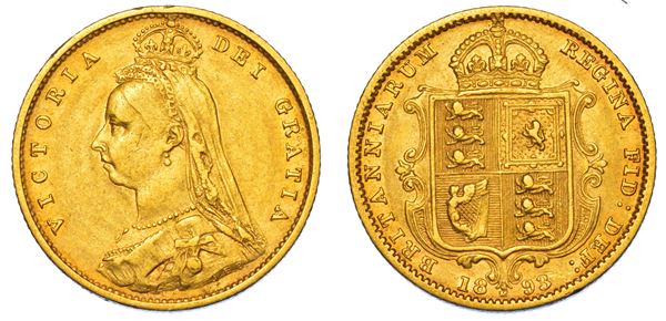 AUSTRALIA. VICTORIA, 1837-1901. Half Sovereign 1893. Melbourne.