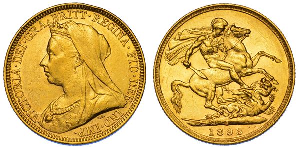 AUSTRALIA. VICTORIA, 1837-1901. Sovereign 1893. Sydney.