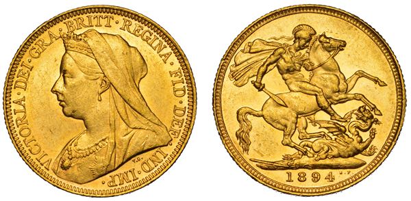 AUSTRALIA. VICTORIA, 1837-1901. Sovereign 1894. Sydney.