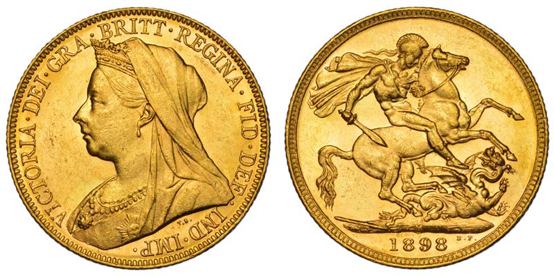 AUSTRALIA. VICTORIA, 1837-1901. Sovereign 1898. Melbourne.  - Asta Numismatica Light - Cambi Casa d'Aste