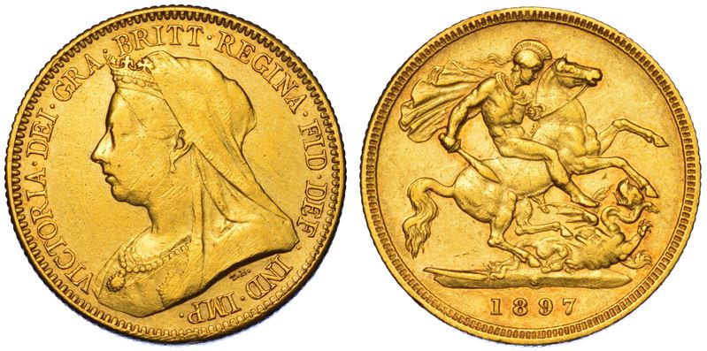 AUSTRALIA. VICTORIA, 1837-1901. Half Sovereign 1897. Sydney.  - Auction Light Numismatics - Cambi Casa d'Aste