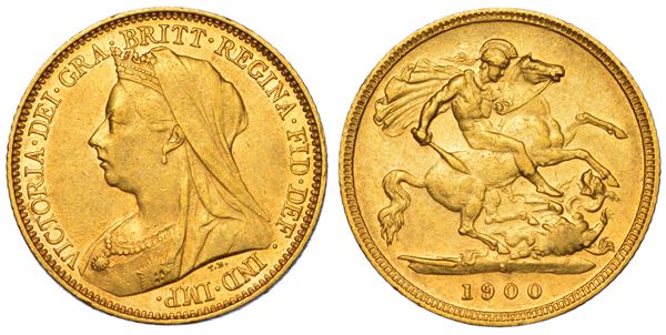 AUSTRALIA. VICTORIA, 1837-1901. Half Sovereign 1900. Sydney.