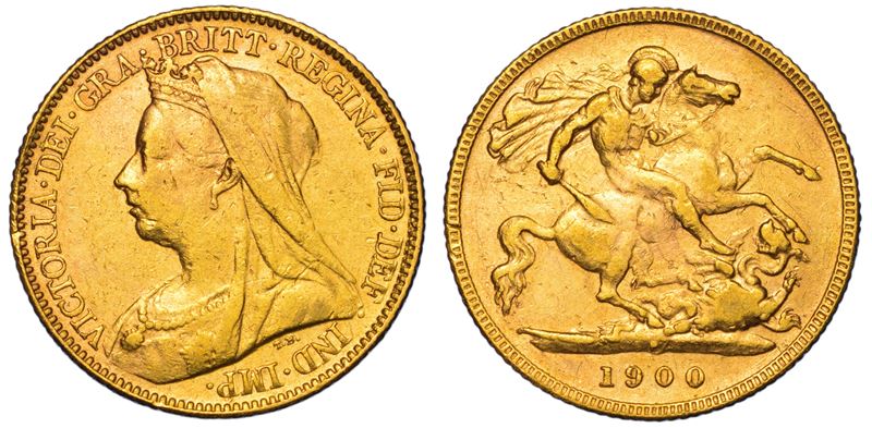 AUSTRALIA. VICTORIA, 1837-1901. Half Sovereign 1900. Perth.  - Asta Numismatica Light - Cambi Casa d'Aste