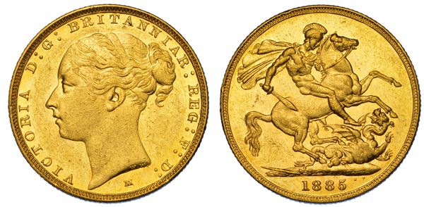 AUSTRALIA. VICTORIA, 1837-1901. Sovereign 1885. Melbourne.