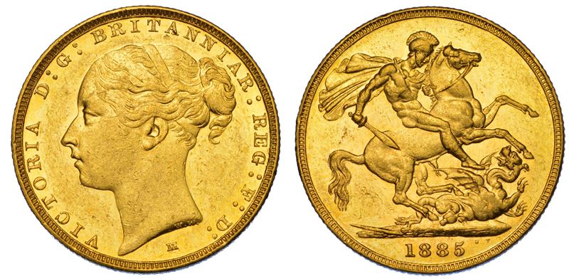 AUSTRALIA. VICTORIA, 1837-1901. Sovereign 1885. Melbourne.  - Asta Numismatica Light - Cambi Casa d'Aste