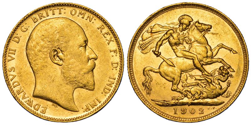 AUSTRALIA. EDWARD VII, 1902-1910. Sovereign 1902. Perth.  - Auction Light Numismatics - Cambi Casa d'Aste