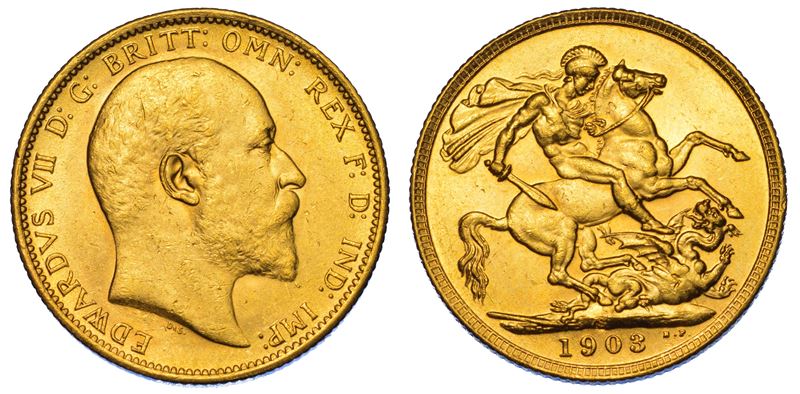 AUSTRALIA. EDWARD VII, 1902-1910. Sovereign 1903. Sydney.  - Auction Light Numismatics - Cambi Casa d'Aste