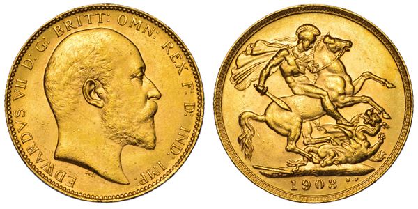 AUSTRALIA. EDWARD VII, 1902-1910. Sovereign 1903. Perth.