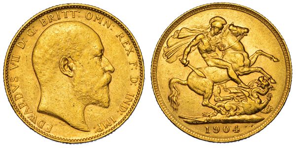 AUSTRALIA. EDWARD VII, 1902-1910. Sovereign 1904. Perth.