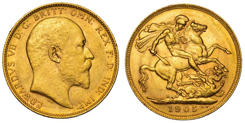 AUSTRALIA. EDWARD VII, 1902-1910. Sovereign 1905. Perth.  - Auction Light Numismatics - Cambi Casa d'Aste