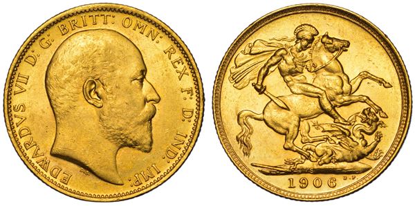 AUSTRALIA. EDWARD VII, 1902-1910. Sovereign 1906. Sydney.