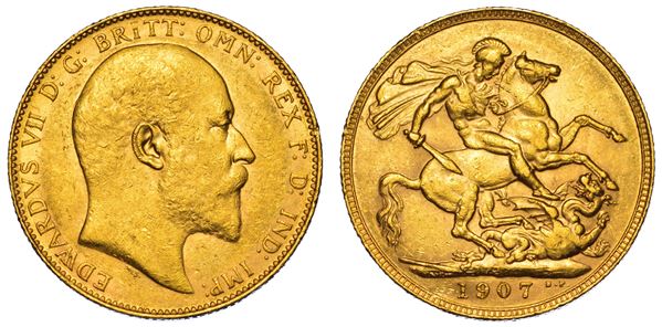 AUSTRALIA. EDWARD VII, 1902-1910. Sovereign 1907. Perth.