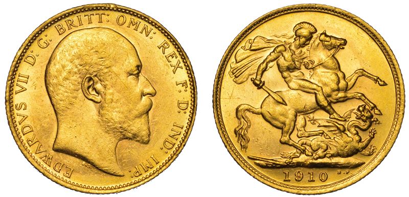 AUSTRALIA. EDWARD VII, 1902-1910. Sovereign 1910. Melbourne.  - Auction Light Numismatics - Cambi Casa d'Aste