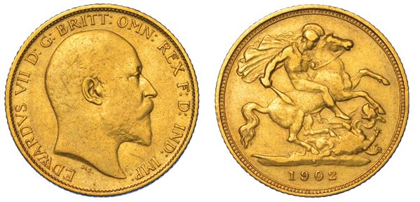 AUSTRALIA. EDWARD VII, 1902-1910. Half Sovereign 1902. Sydney.