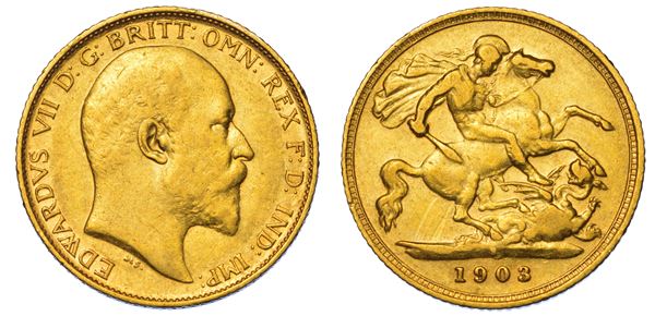 AUSTRALIA. EDWARD VII, 1902-1910. Half Sovereign 1903. Sydney.