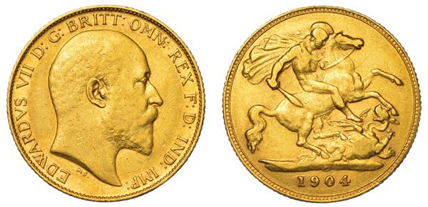 AUSTRALIA. EDWARD VII, 1902-1910. Half Sovereign 1904. Perth.