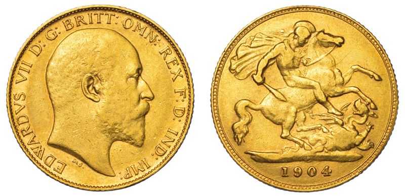 AUSTRALIA. EDWARD VII, 1902-1910. Half Sovereign 1904. Perth.  - Auction Light Numismatics - Cambi Casa d'Aste