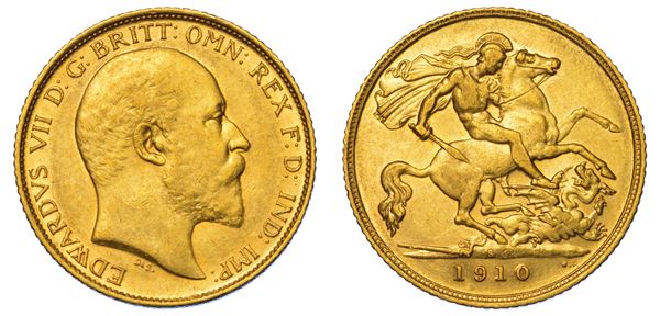 AUSTRALIA. EDWARD VII, 1902-1910. Half Sovereign 1910. Sydney.