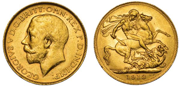 AUSTRALIA. GEORGE V, 1910-1936. Sovereign 1913. Perth.