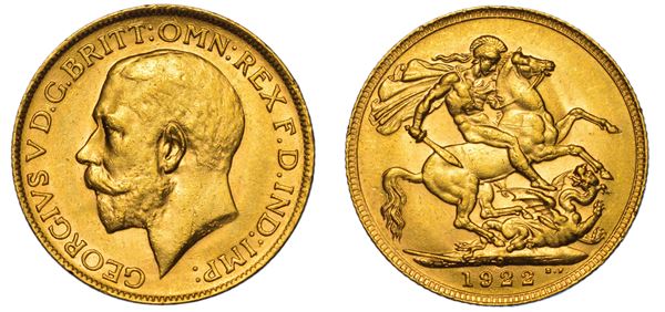 AUSTRALIA. GEORGE V, 1910-1936. Sovereign 1922. Perth.