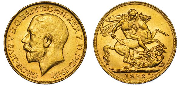 AUSTRALIA. GEORGE V, 1910-1936. Sovereign 1923. Melbourne.
