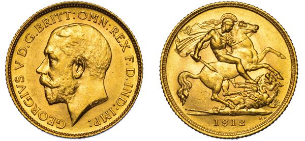 AUSTRALIA. GEORGE V, 1910-1936. Half Sovereign 1912. Sydney.