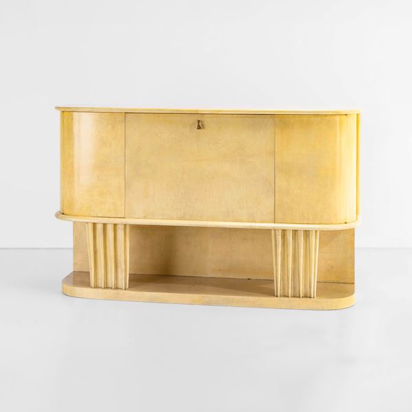 Osvaldo Borsani - Grande mobile contenitore luminoso.