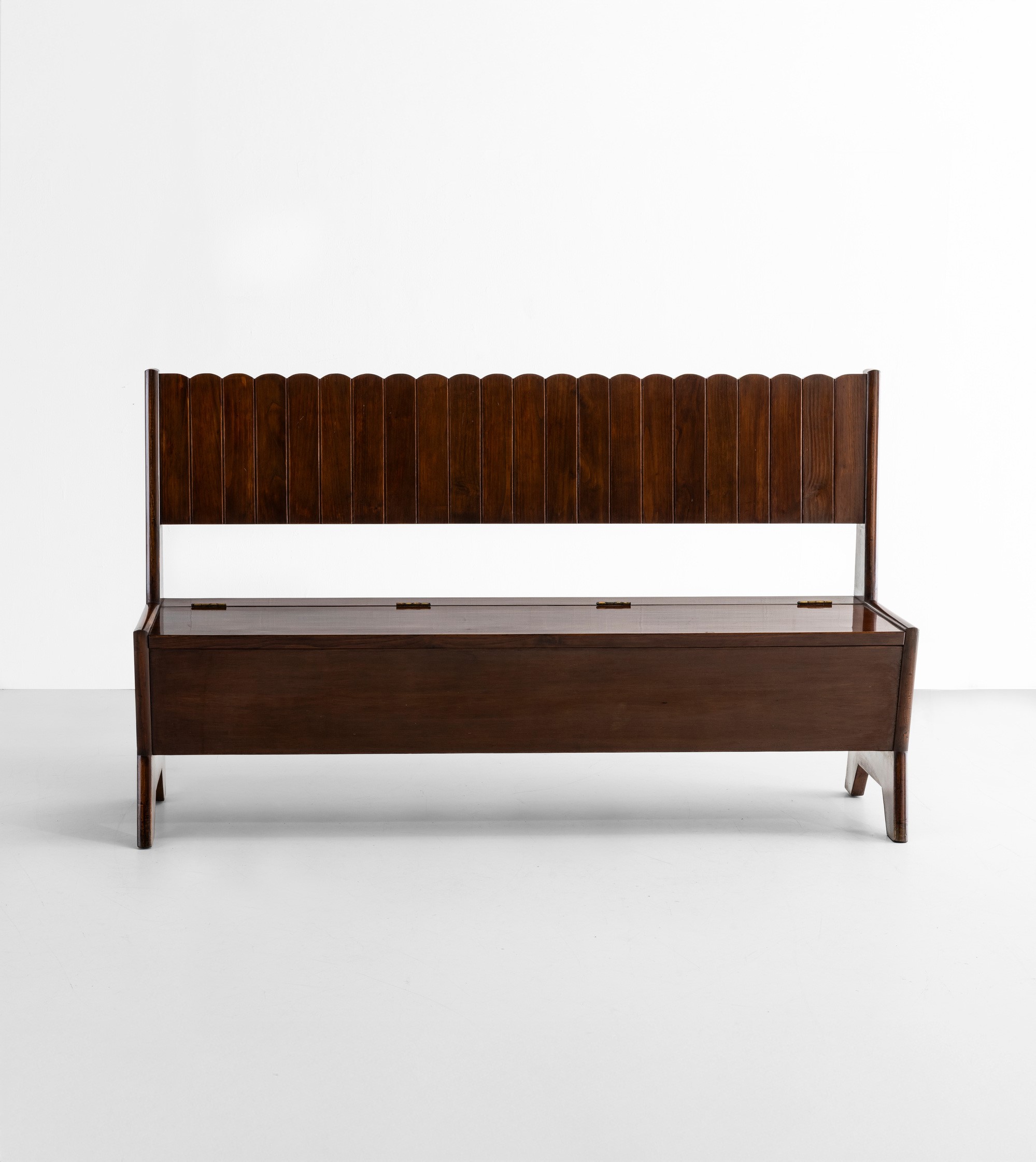 Paolo Buffa - Panca con vano contenitore in legno