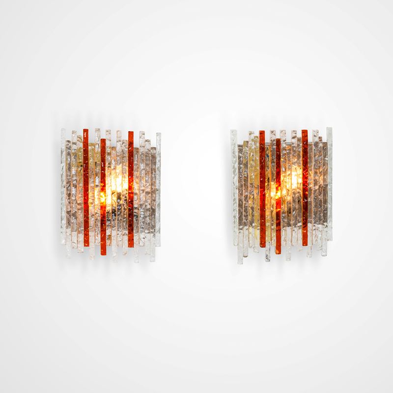 Albano Poli : Due lampade a parete.  - Auction Design 200 - Cambi Casa d'Aste