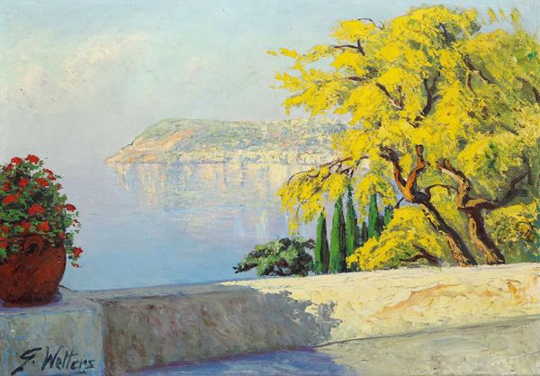 Marina con mimose