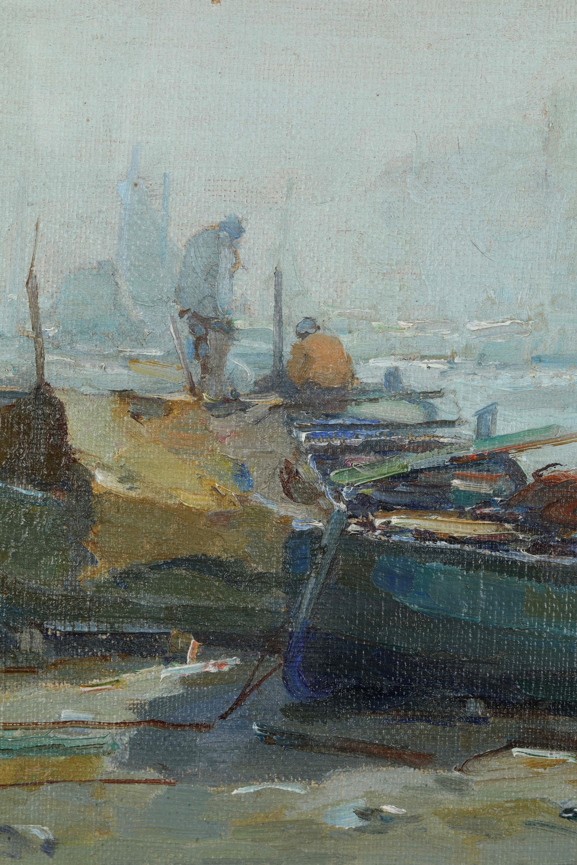 Vittorio Nattino - Gozzi in Spiaggia