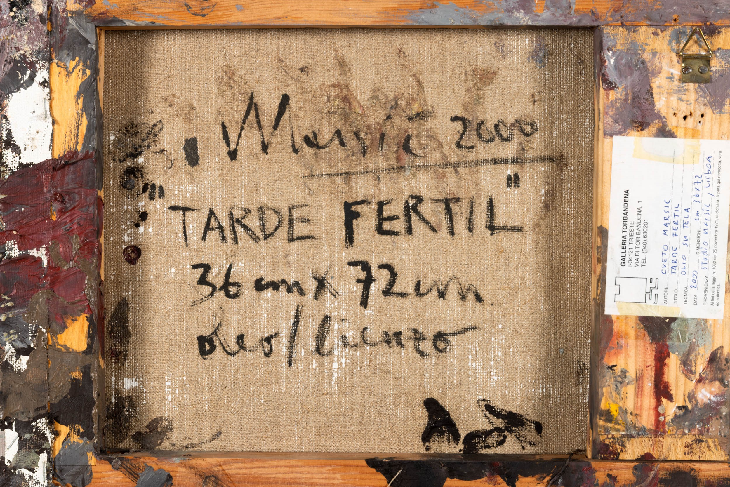 Marsic Cveto - Tarde fertil, olio su tela