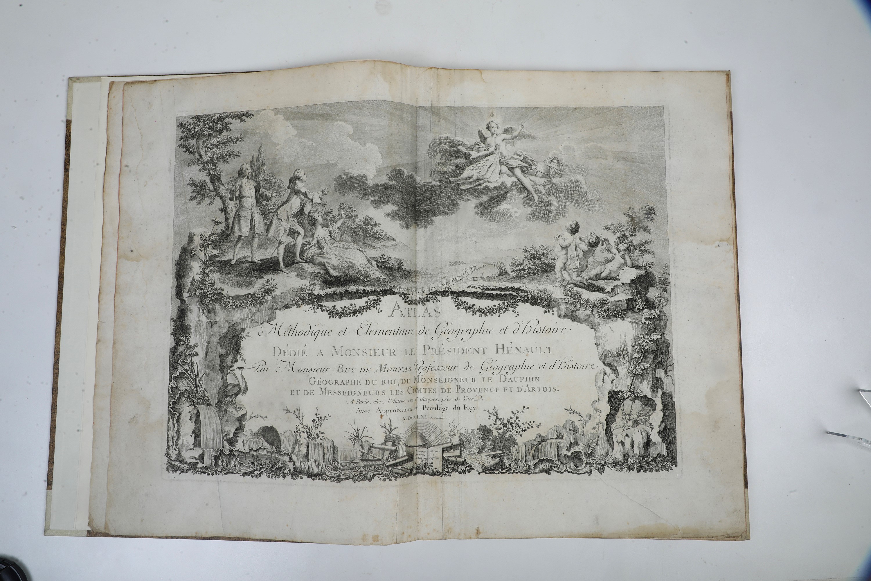 B. Mornas, Atlas cosmographique, volume in quattro tomi