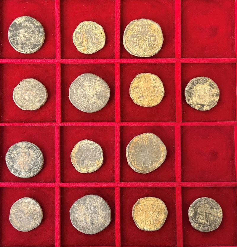 STATO PONTIFICIO. Lotto di sette sigilli plumbei.  - Auction Light Numismatics - Cambi Casa d'Aste