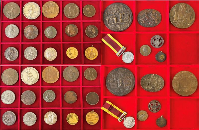 STATI VARI. Lotto di ventidue medaglie straniere.  - Auction Light Numismatics - Cambi Casa d'Aste