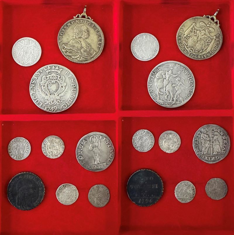EUROPA. Lotto di nove monete (dal 1300 al 1700).  - Asta Numismatica Light - Cambi Casa d'Aste