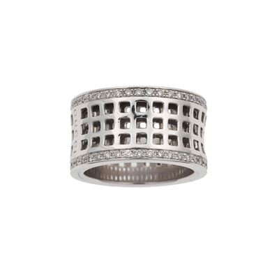 Gucci. Anello “twirl” con Piccoli Diamanti